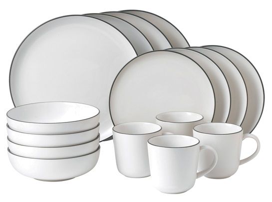 Royal Doulton Gordon Ramsay Bread Street 16-Delige set - wit
