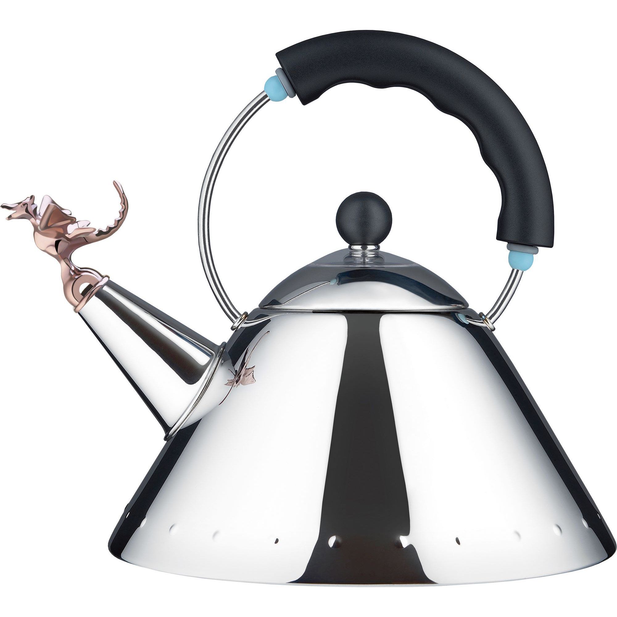 Alessi Fluitketel Tea Rex Zwart - 2 Liter