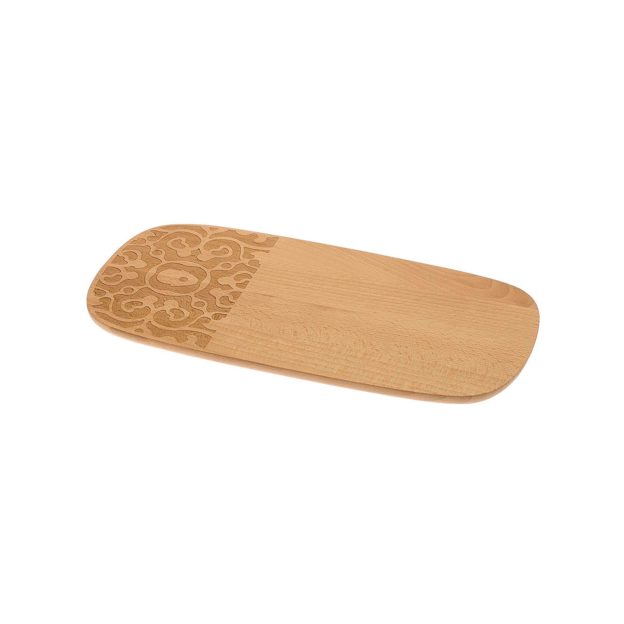 Alessi Dressed ontbijtbord in wood MW12 door Marcel Wanders